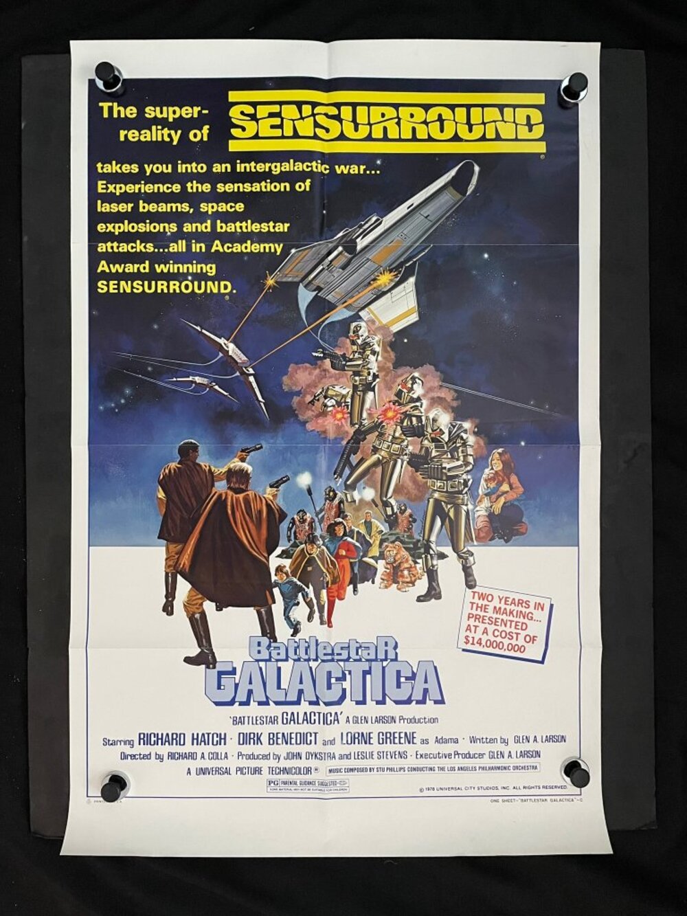 Battlestar Galactica original one-sheet movie poster, 1978